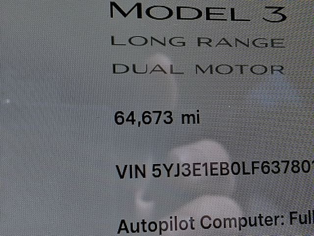 2020 Tesla Model 3 Long Range