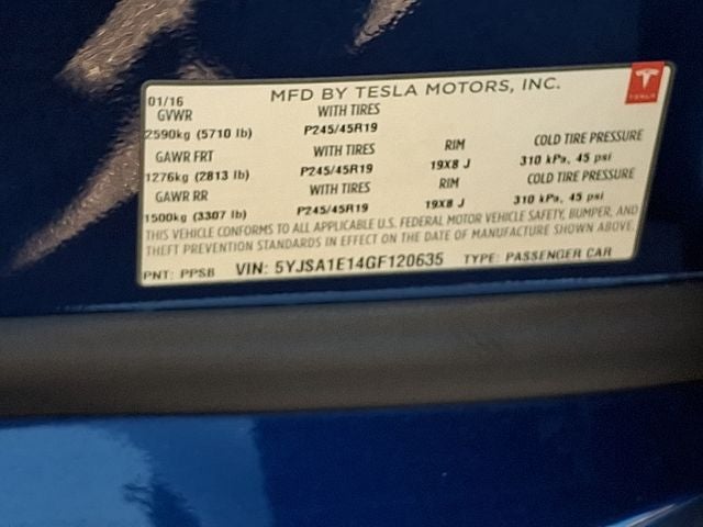 2016 Tesla Model S 70