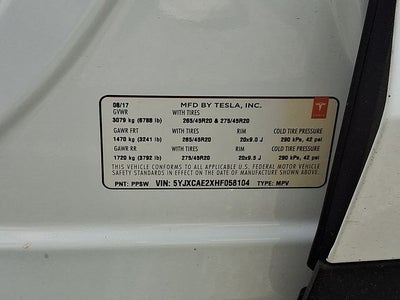 2017 Tesla Model X 100D