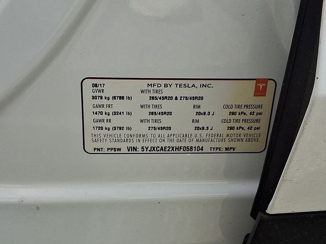 2017 Tesla Model X 100D