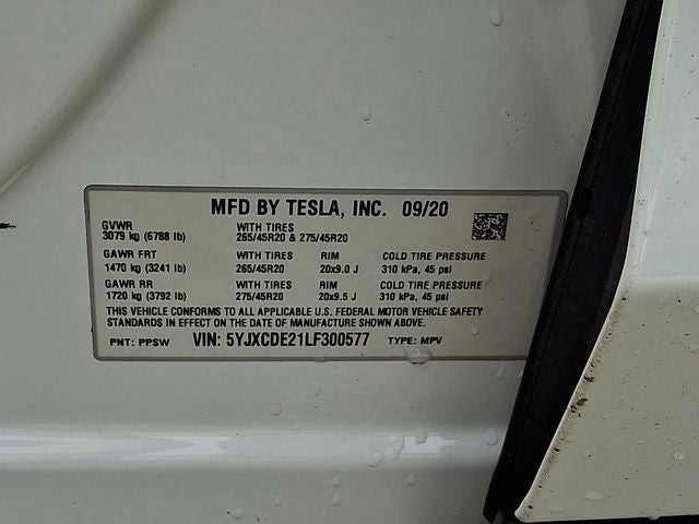 2020 Tesla Model X Long Range