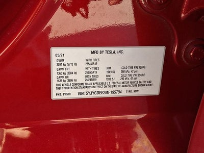 2021 Tesla Model Y Long Range