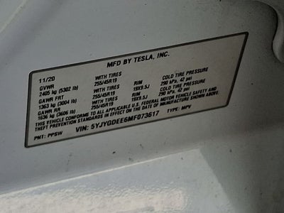 2021 Tesla Model Y Long Range