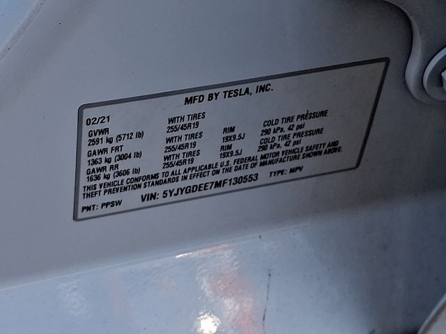 2021 Tesla Model Y Long Range