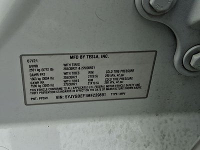 2021 Tesla Model Y Performance