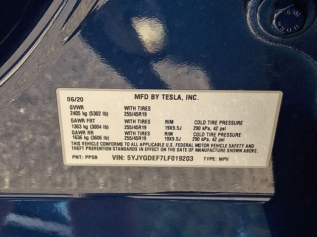 2020 Tesla Model Y Performance