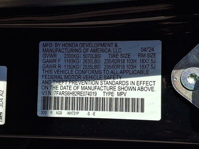 2024 Honda CR-V Hybrid Sport-L