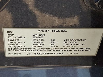 2022 Tesla Model Y Long Range