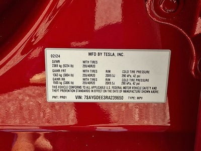2024 Tesla Model Y Long Range