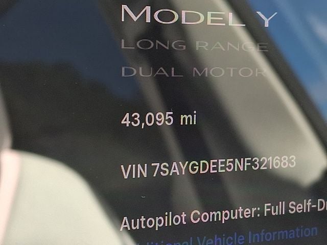 2022 Tesla Model Y Long Range