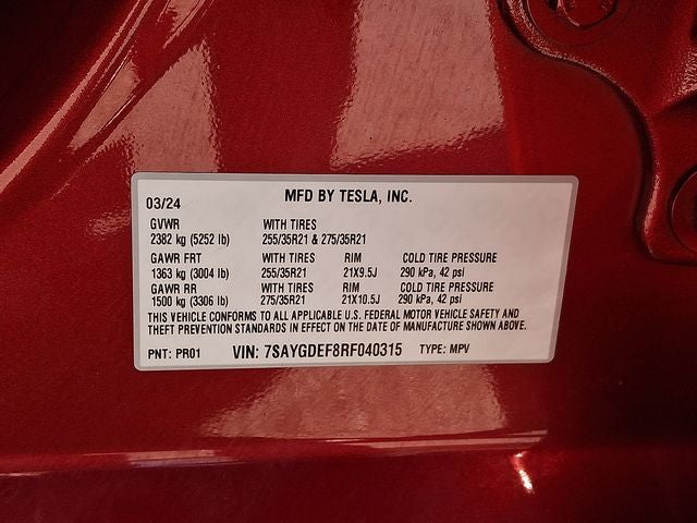 2024 Tesla Model Y Performance