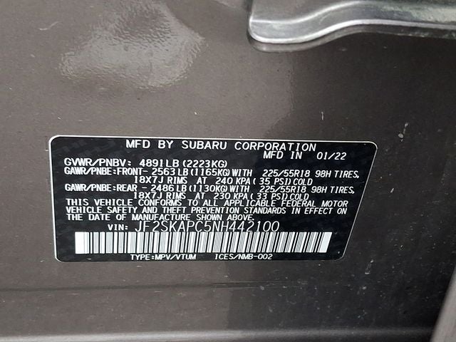 2022 Subaru Forester Limited