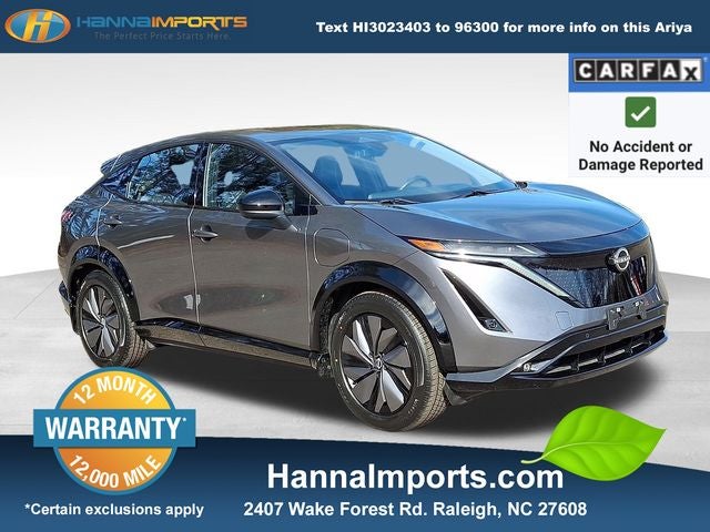 2024 Nissan Ariya EVOLVE+ e-4ORCE