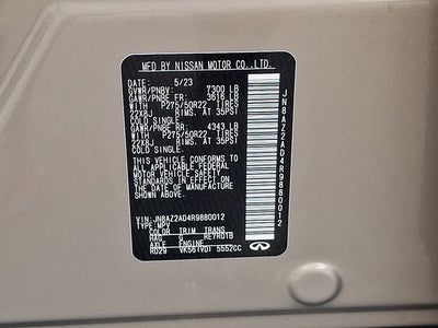 2024 INFINITI QX80 Premium Select