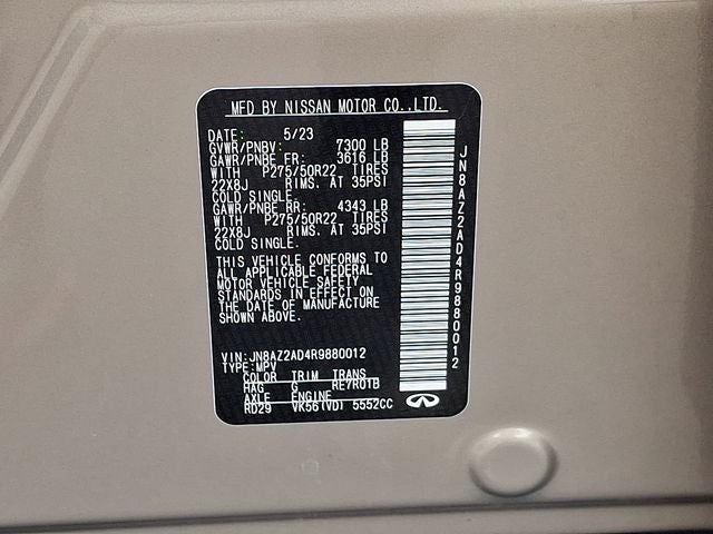2024 INFINITI QX80 Premium Select