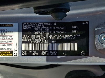 2020 Toyota 4Runner TRD Off-Road Premium