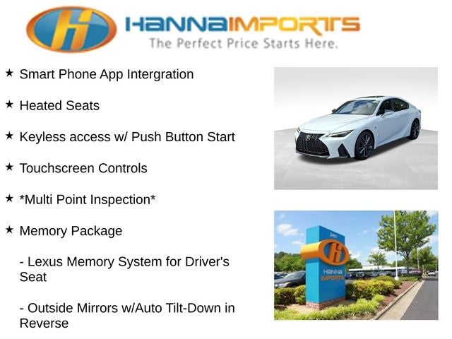 2023 Lexus IS 350 F SPORT