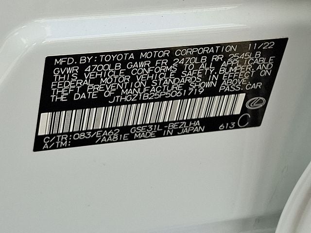 2023 Lexus IS 350 F SPORT