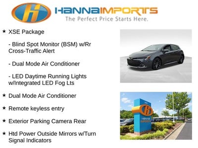 2023 Toyota Corolla Hatchback XSE