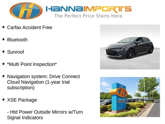 2023 Toyota Corolla Hatchback XSE