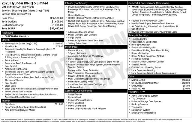 2023 Hyundai IONIQ 5 Limited