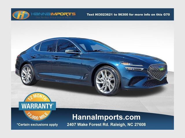 2022 Genesis G70 2.0T