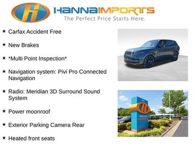 2023 Land Rover Range Rover SE