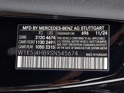 2025 Mercedes-Benz CLA CLA 250 4MATIC®