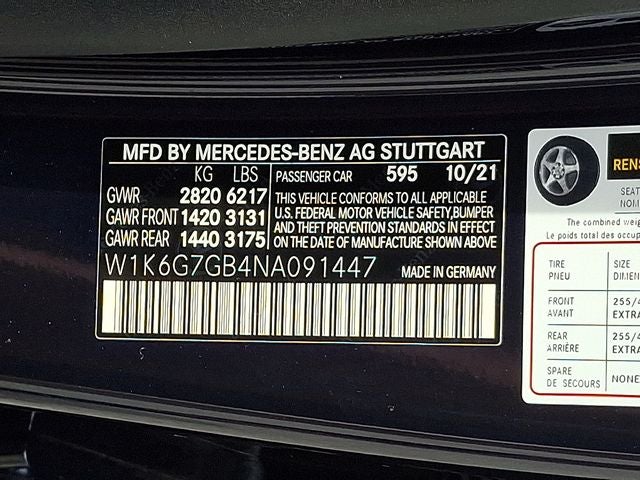 2022 Mercedes-Benz S-Class S 580 4MATIC®