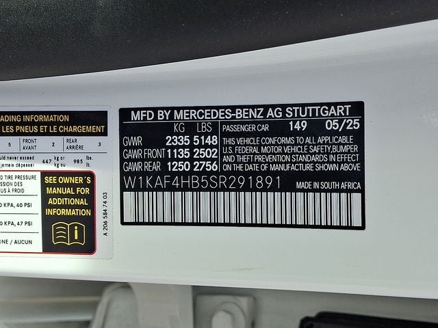 2025 Mercedes-Benz C-Class C 300 4MATIC®