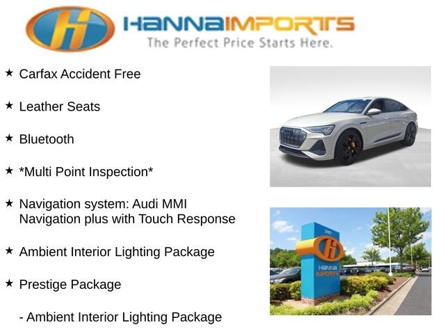 2022 Audi e-tron Sportback S line Prestige quattro