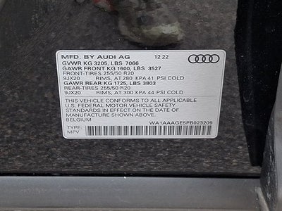 2023 Audi e-tron Premium quattro