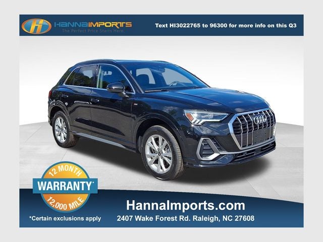 2022 Audi Q3 Premium Plus S Line quattro