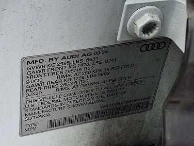 2025 Audi Q7 55 Premium Plus quattro
