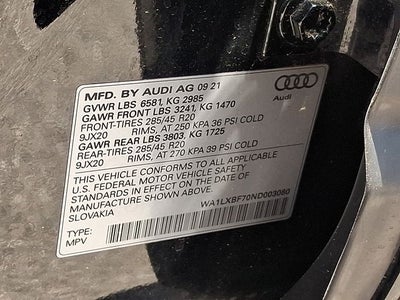 2022 Audi Q7 55 Premium Plus quattro