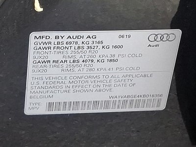 2019 Audi e-tron Prestige quattro