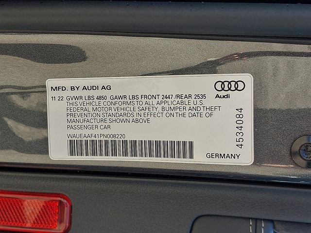 2023 Audi A4 45 S line Premium Plus quattro