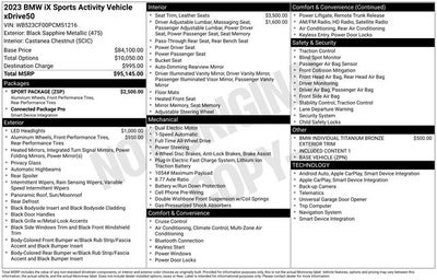 2023 BMW iX xDrive50