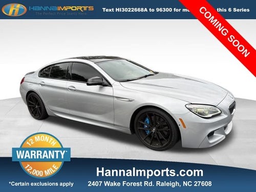 2017 BMW 6 Series 640i Gran Coupe