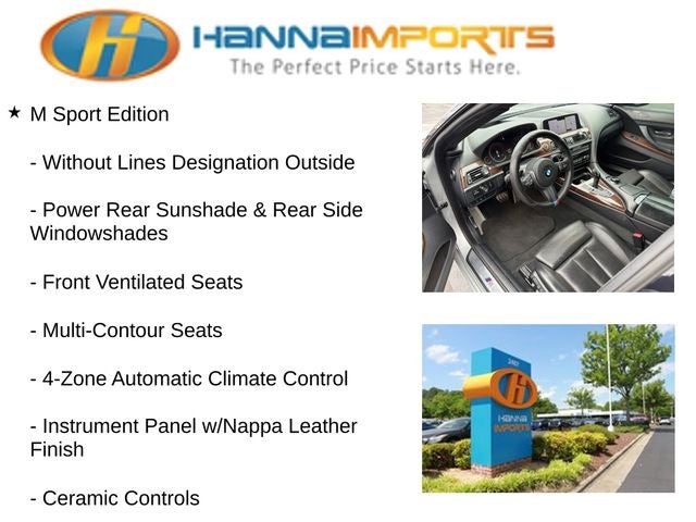 2017 BMW 6 Series 640i Gran Coupe