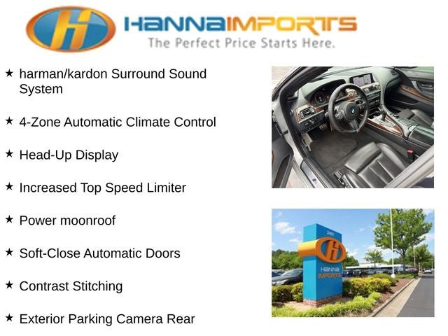 2017 BMW 6 Series 640i Gran Coupe