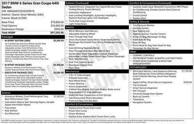 2017 BMW 6 Series 640i Gran Coupe