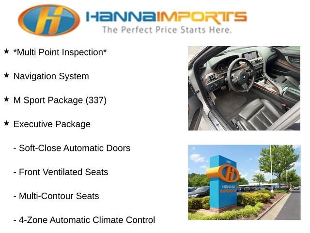 2017 BMW 6 Series 640i Gran Coupe