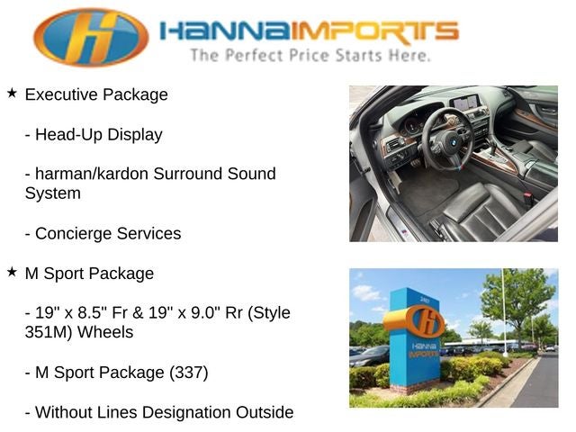 2017 BMW 6 Series 640i Gran Coupe