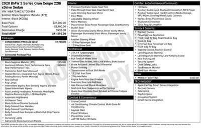 2020 BMW 2 Series 228i Gran Coupe xDrive