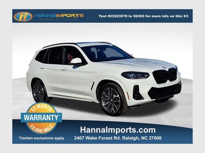 2023 BMW X3 xDrive30i
