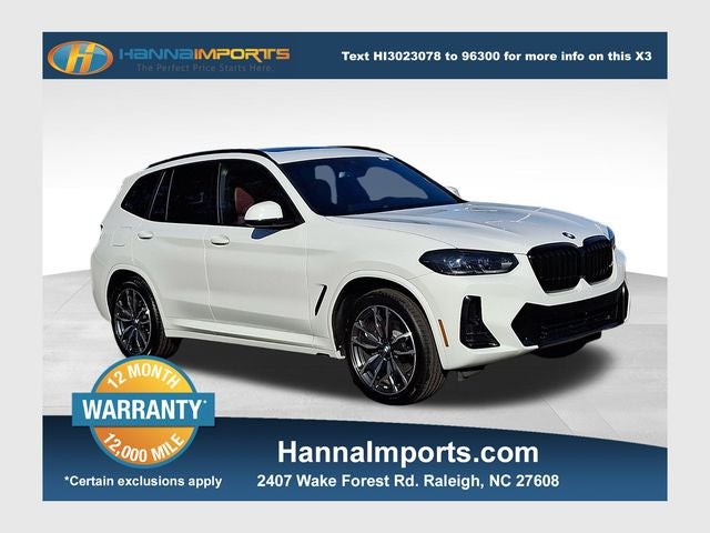 2023 BMW X3 xDrive30i