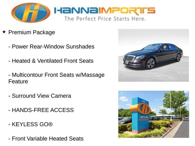 2019 Mercedes-Benz S-Class S 450 4MATIC®