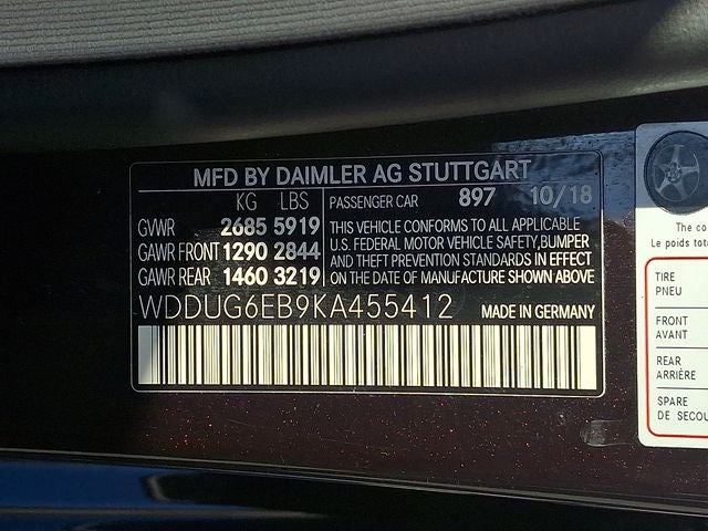 2019 Mercedes-Benz S-Class S 450 4MATIC®