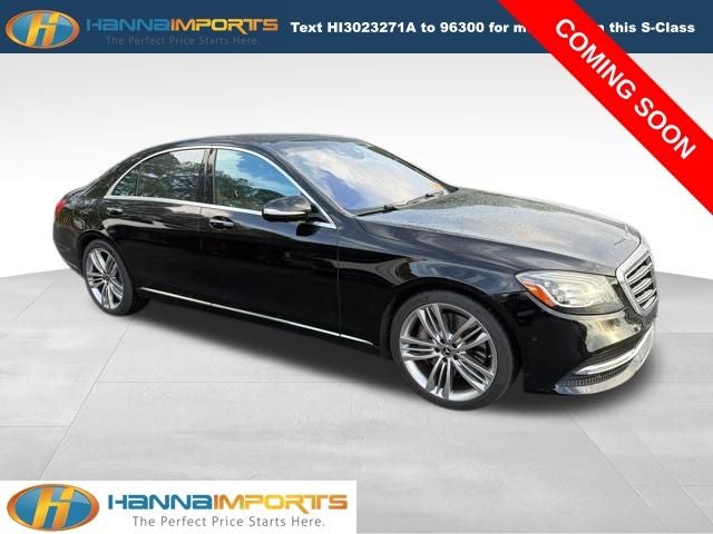 2018 Mercedes-Benz S-Class S 450